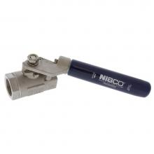 Nibco NL95XZC - T580S6R66SR 11/2 THD BV 2PT MTG SR SS