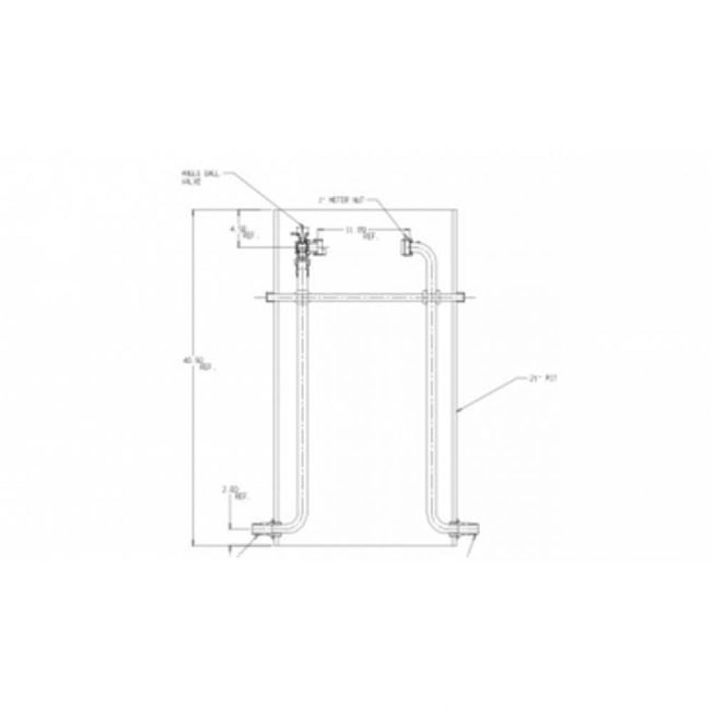 780W472WXPP 44X21 W STYLE SGL RISER SPBVxM NUT - NL