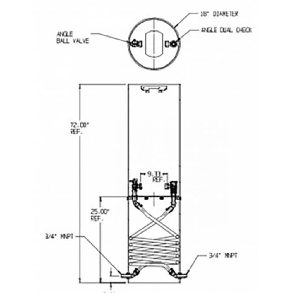 790-348QFPP 330X18X992 SGL COIL SPBVxFPCDCK MNPTxMNPT