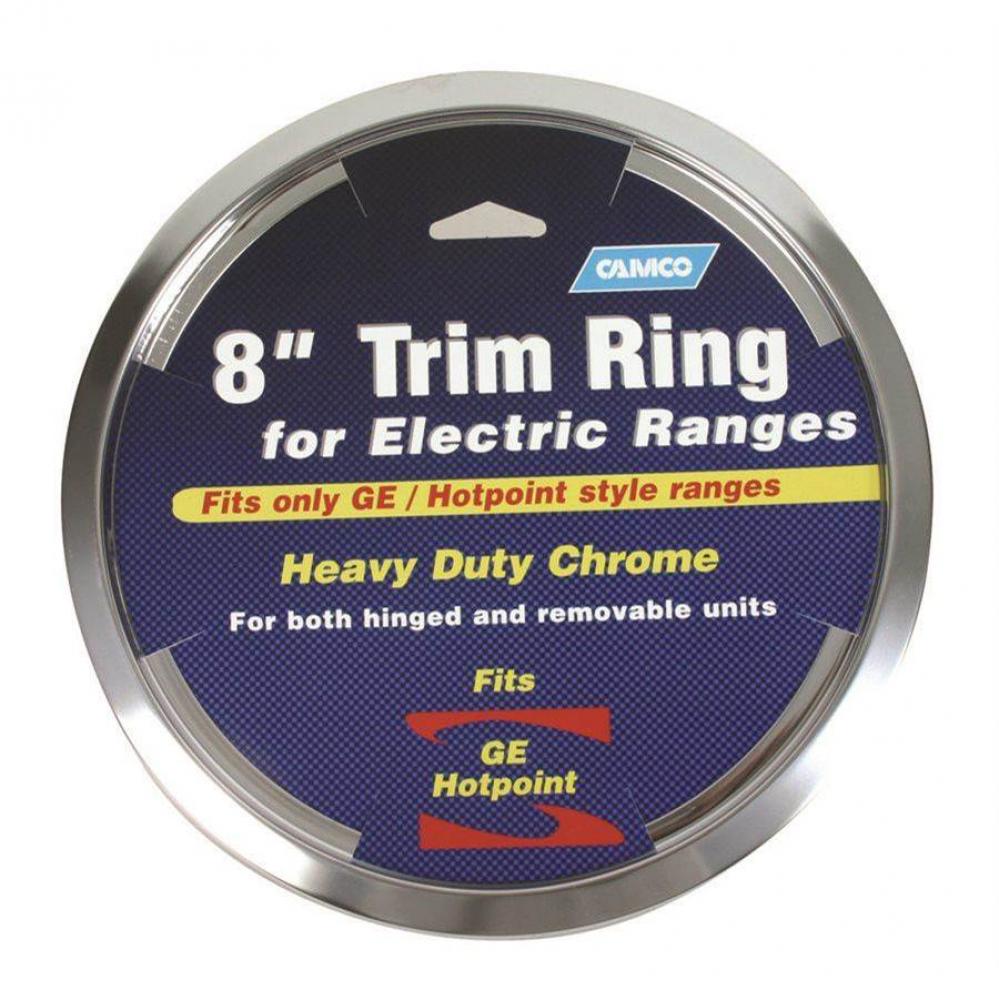 Trim Ring GE/HP 8&apos;&apos; Chrome Electric