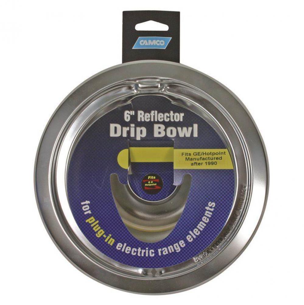 Drip Bowl GE / HP 6&apos;&apos; Chrome 1990 - Present