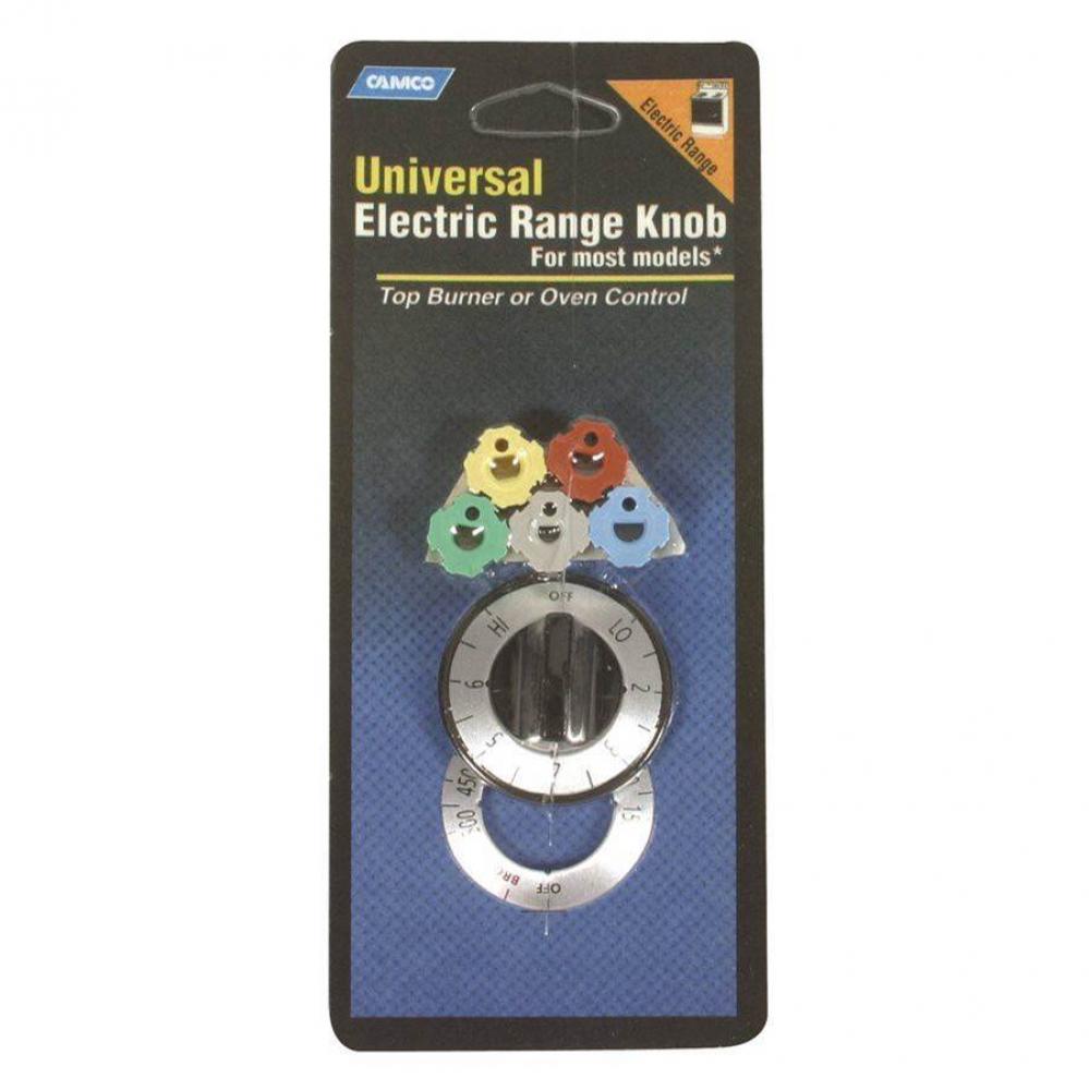 Knob Kit Black Electric Range Oven 1/Card