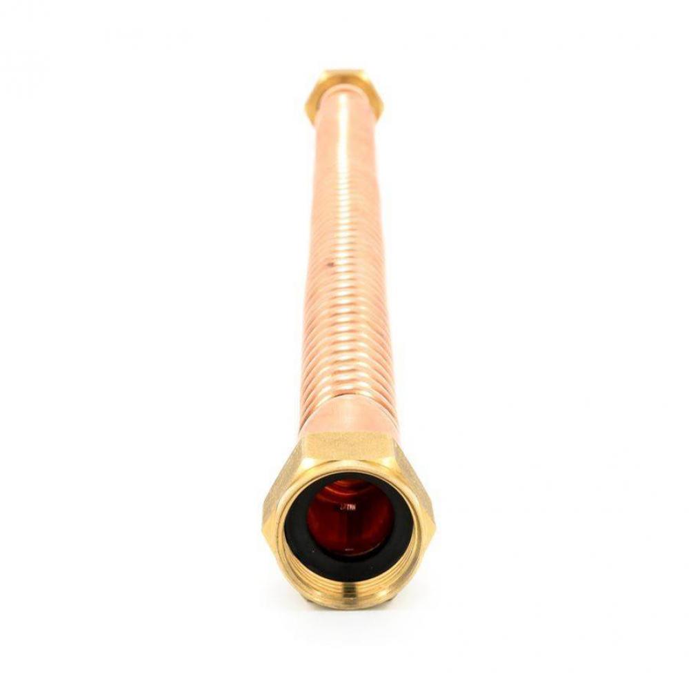 Water Connector 15&apos;&apos; Flex Copper 3/4&apos;&apos; FIP x 3/4&apos;&apos; FIP