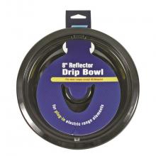 Camco 00512 - Drip Bowl Universal 8'' Black Porcelain Electric
