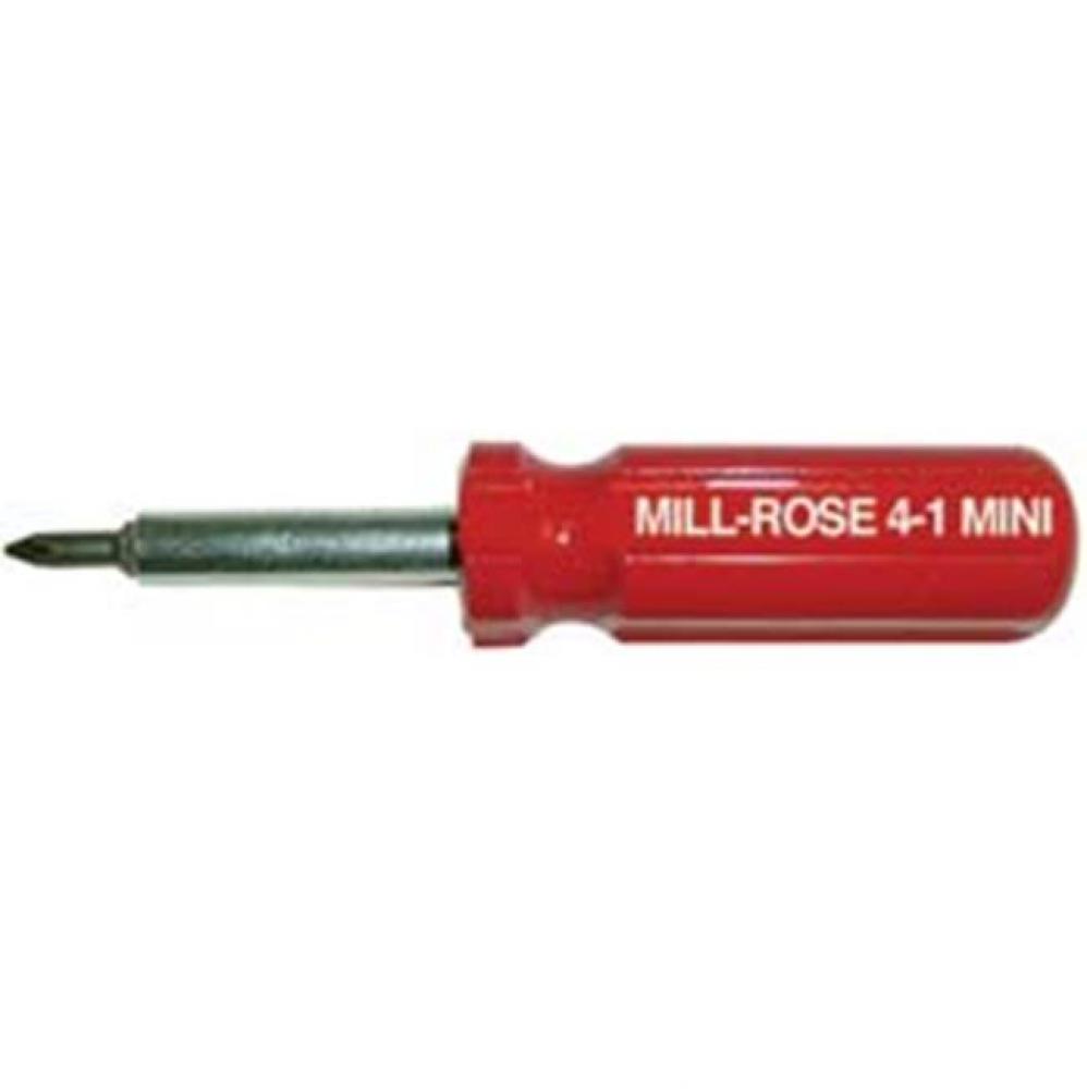 4 IN 1 MINI-SCREWDRIVER BITS, PHILLIPS #0 &amp; #1