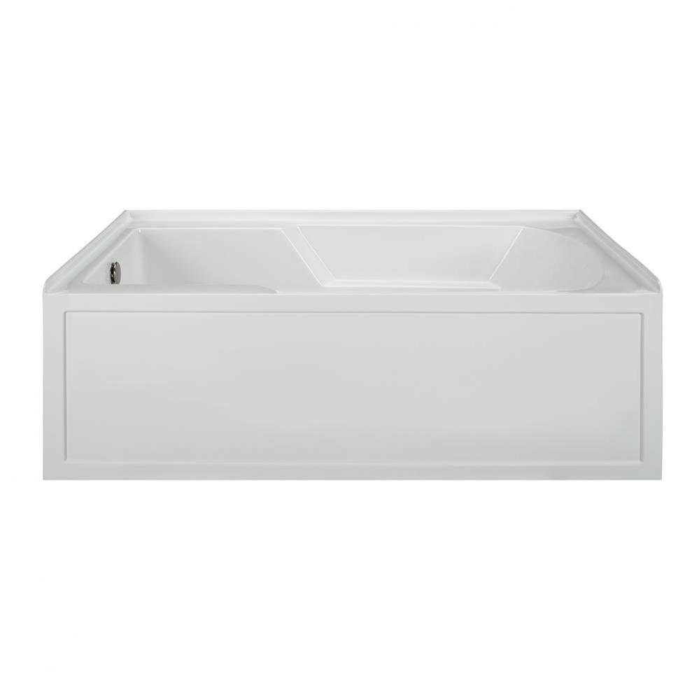 60X36 Biscuit Right Hand Drain Integral Skirted Air Bath W/ Integral Tile Flange-Basics