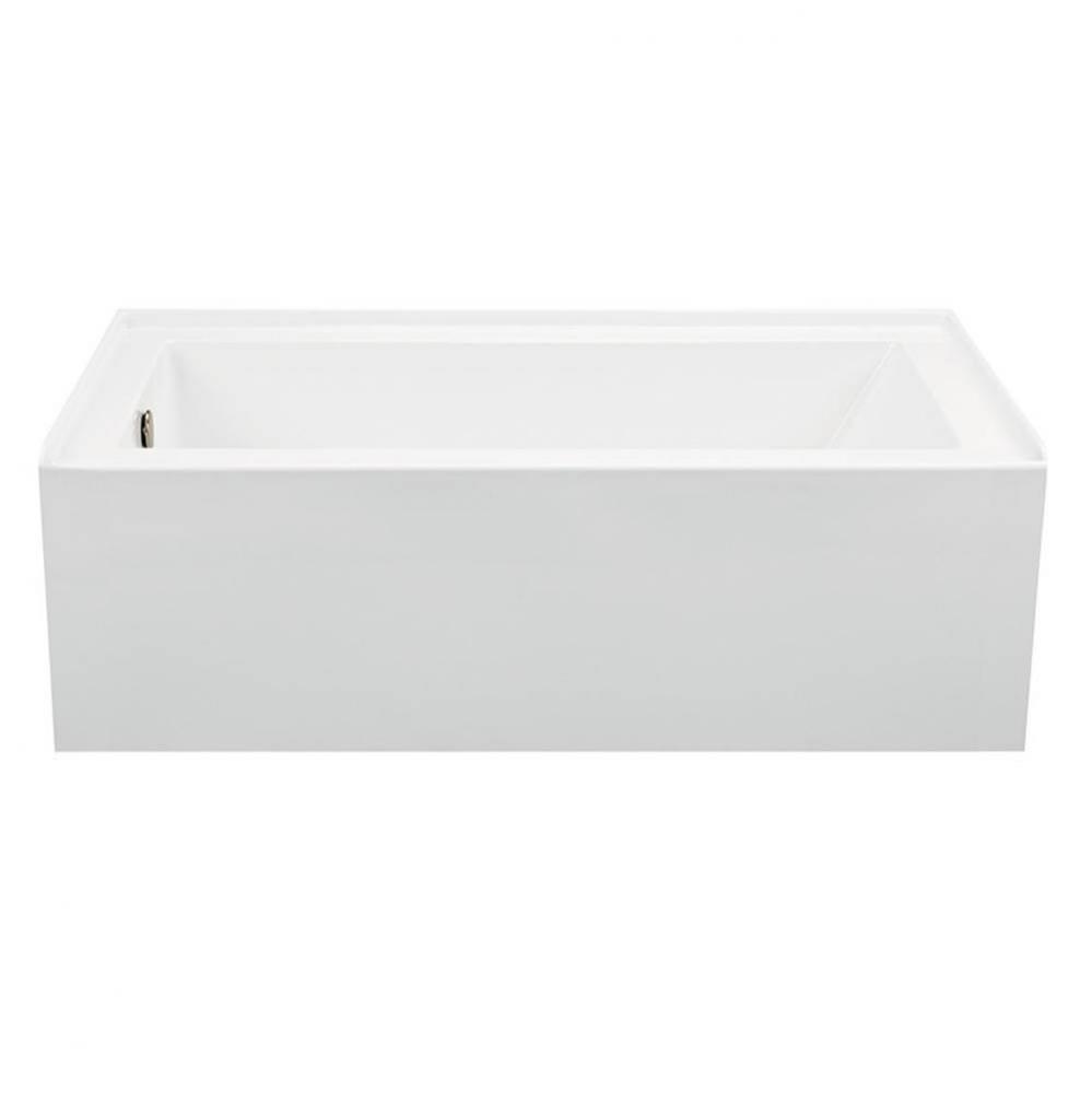60X32 Biscuit Right Hand Drain Integral Skirted Whirlpool W/ Integral Tile Flange-Basics