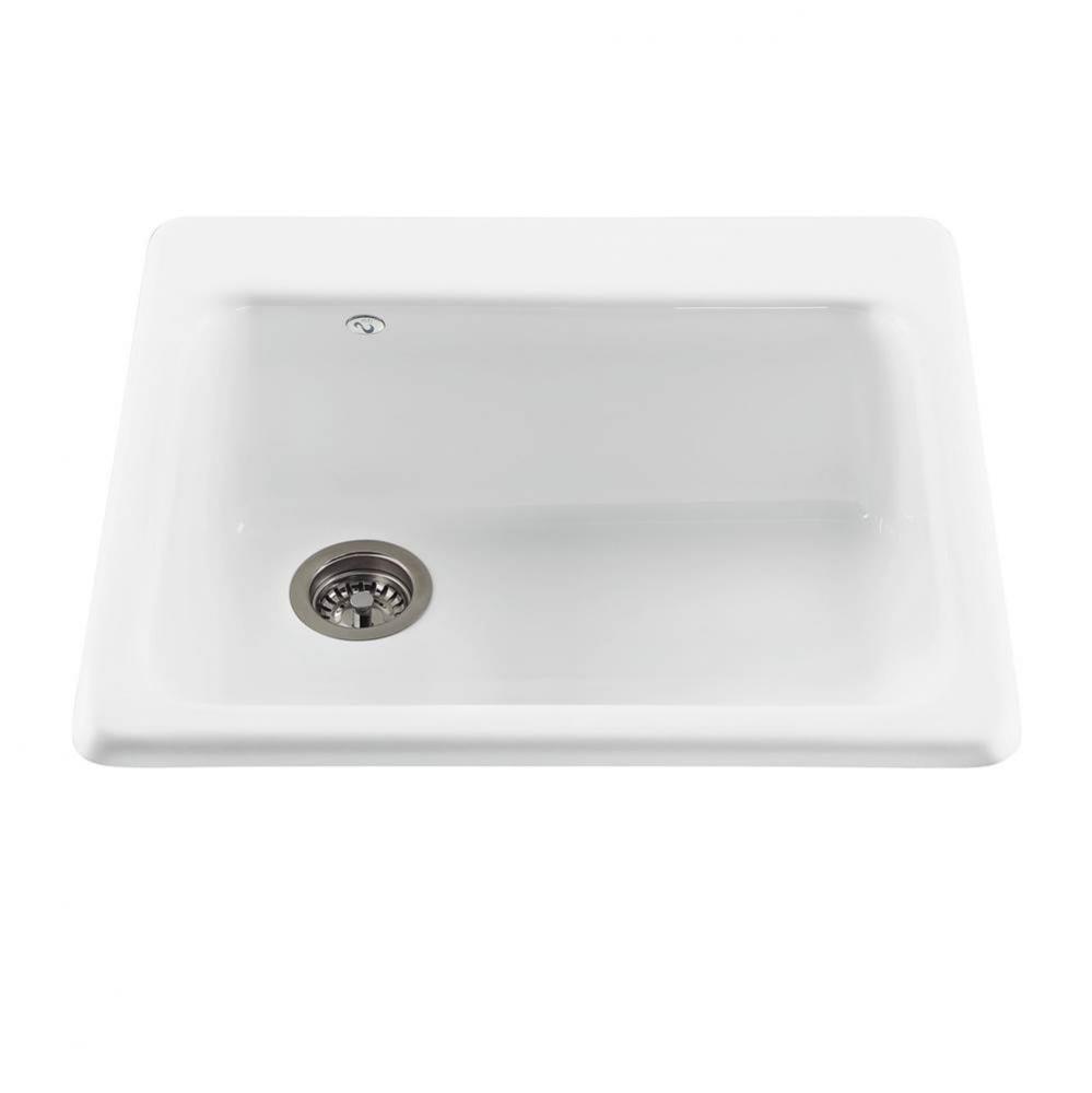 25X22 Biscuit Single Bowl Basics Sink-Simplicity