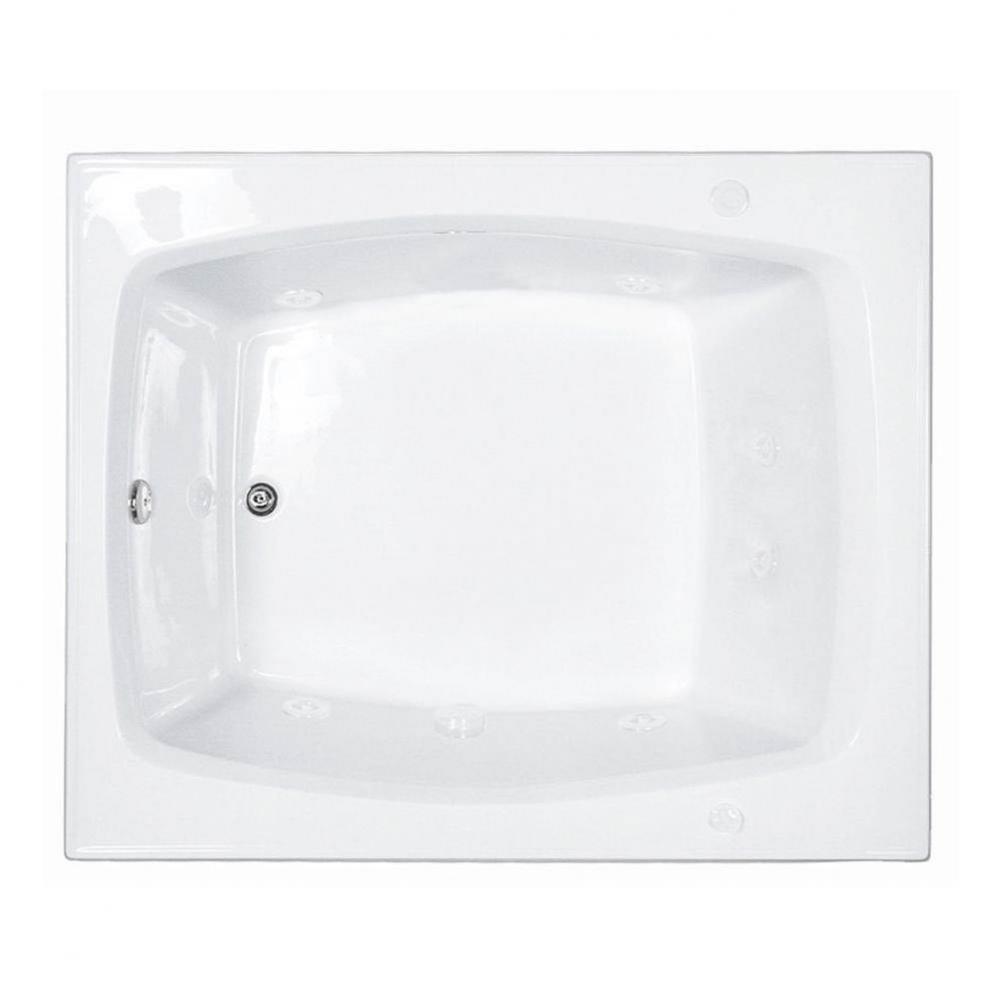 60X48 Biscuit Whirlpool Bath-Basics