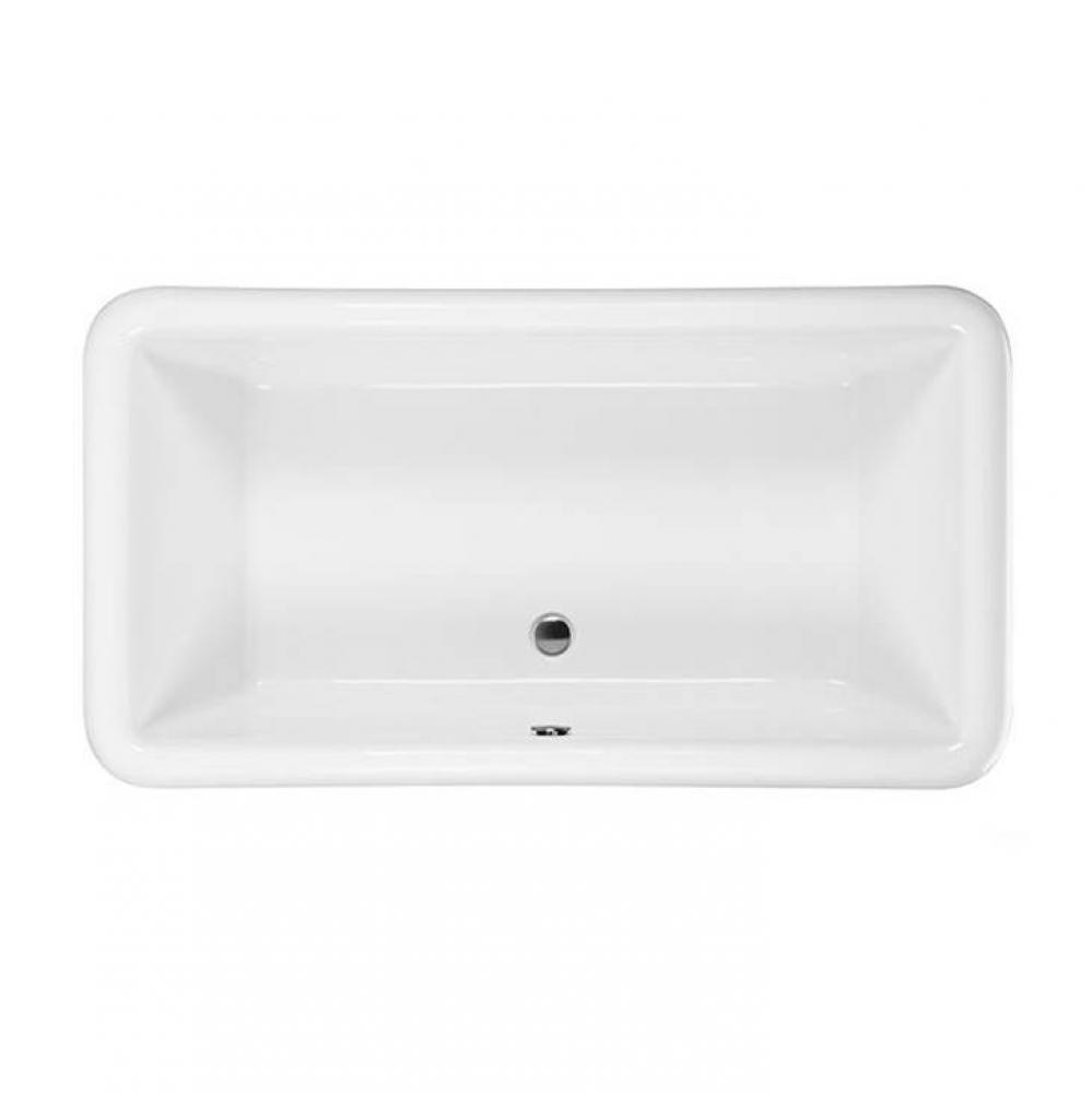 72X40 White Soaking Bath-Basics