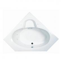 MTI Basics MBSSC6060-BI - 60X60 Biscuit Corner Soaking Bath-Basics