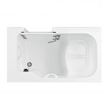 MTI Basics MBSWI5030-WH - 50X30 White Walk-In Soaking Bath W/ Valves