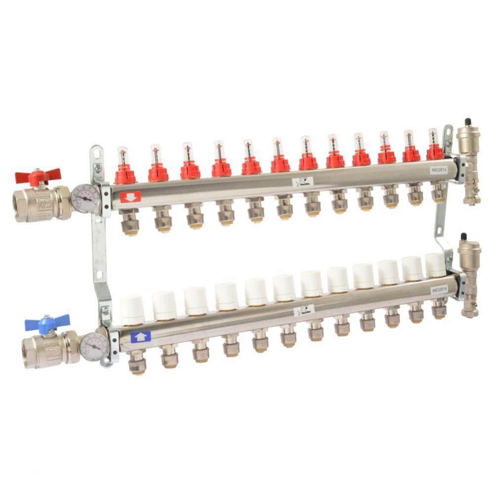 12-Loop SB Radiant Manifold