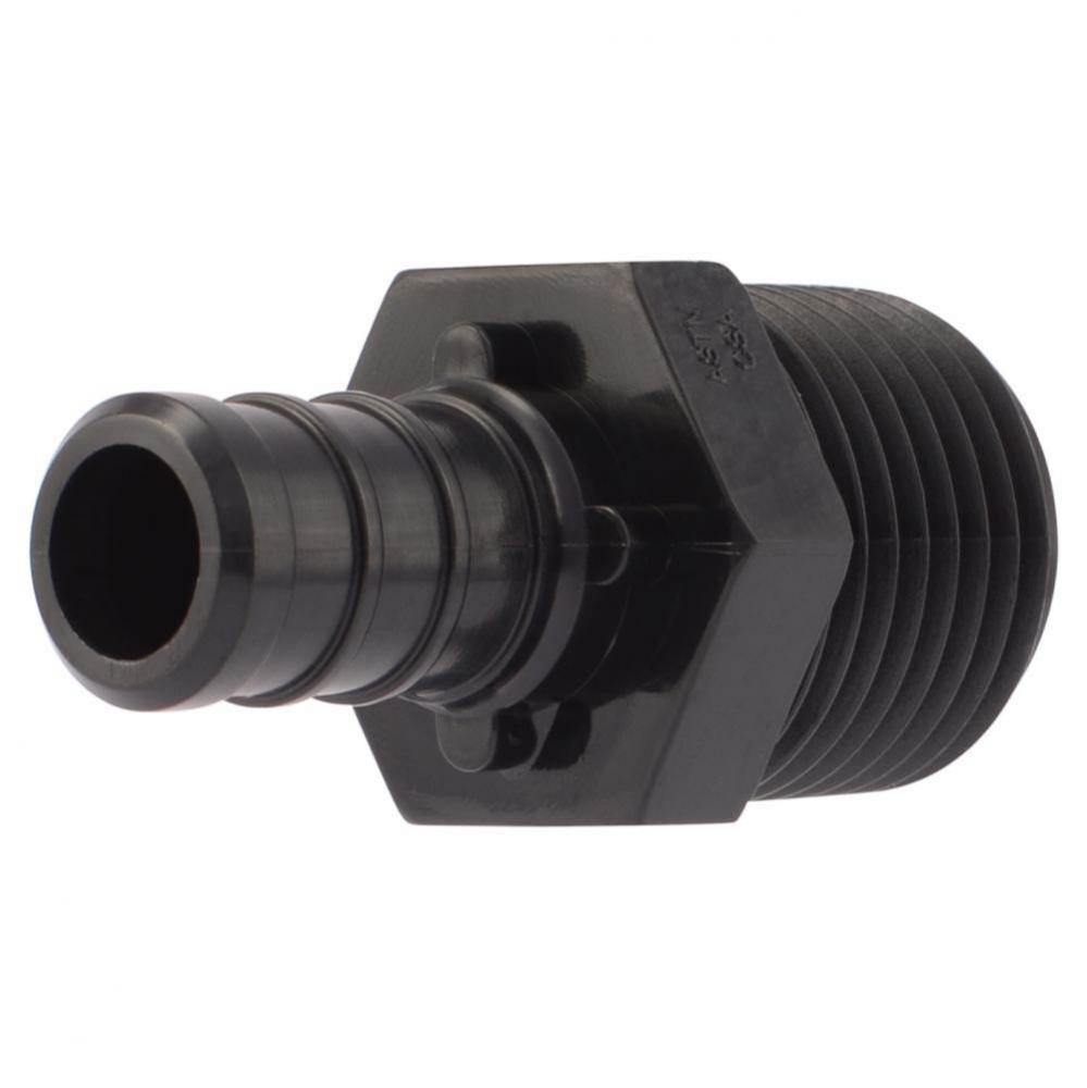 PEX Connector 1/2-in x 1/2-in MNPT Poly