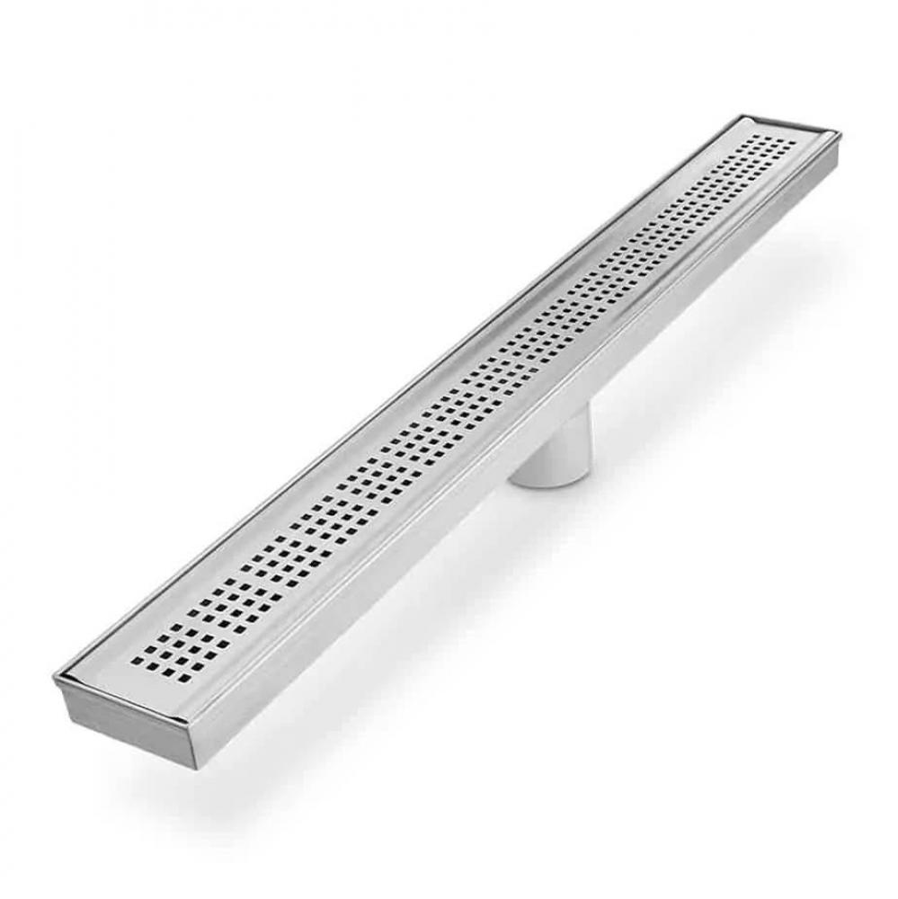 Bay Series. Ria Linear Drain 24&apos;&apos;. Satin