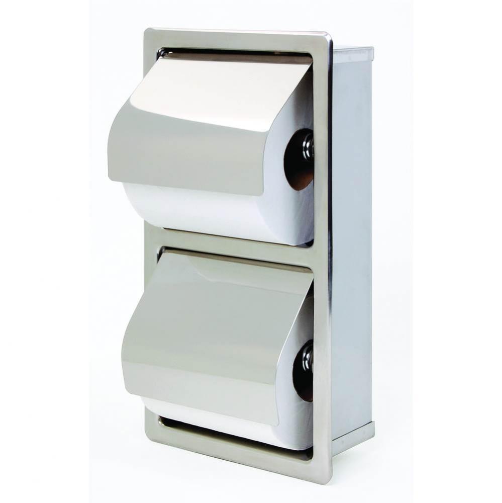 Toilet Tissue Disp, Recessed, Dual