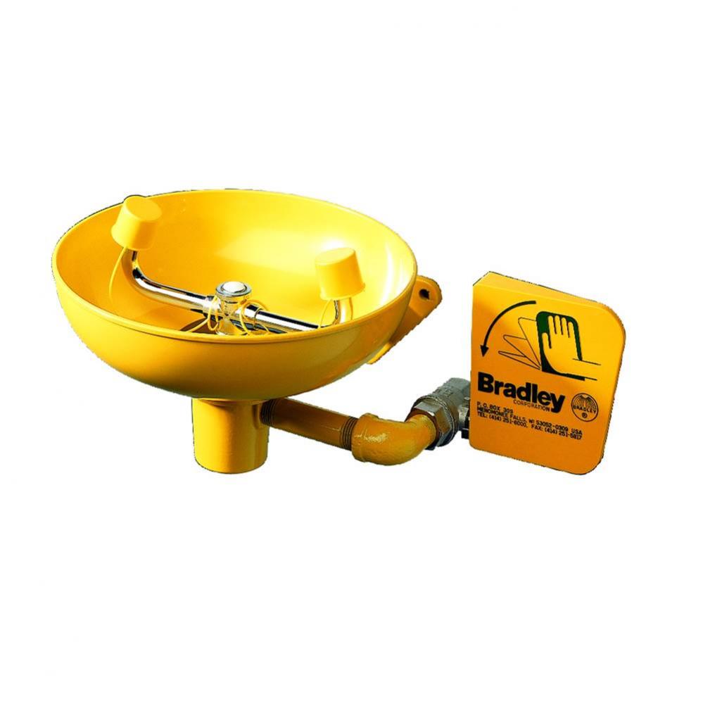 Eyewash with Wall Bracket- Plastic Bowl