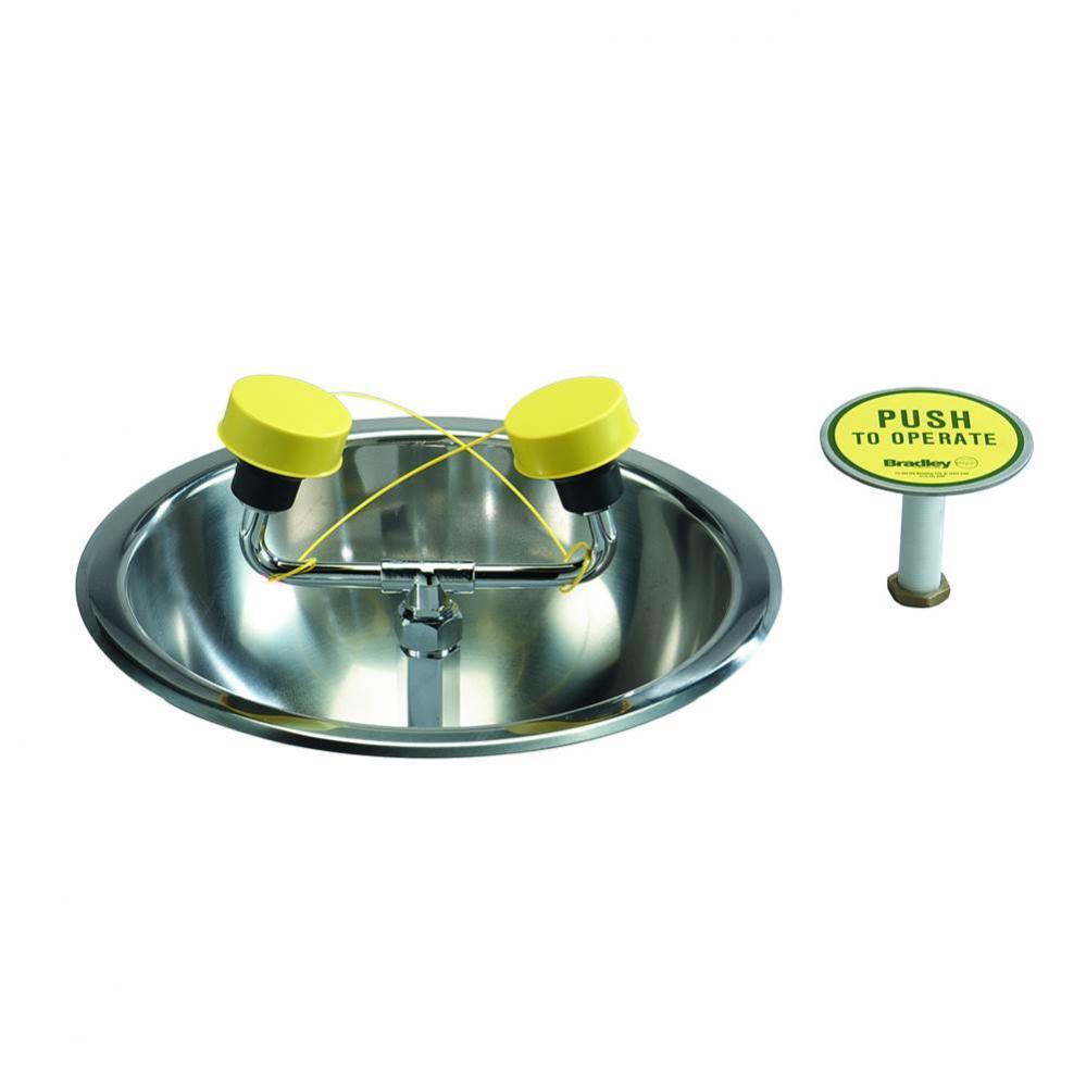 Deck-Mounted Eye/Face Wash Fixture