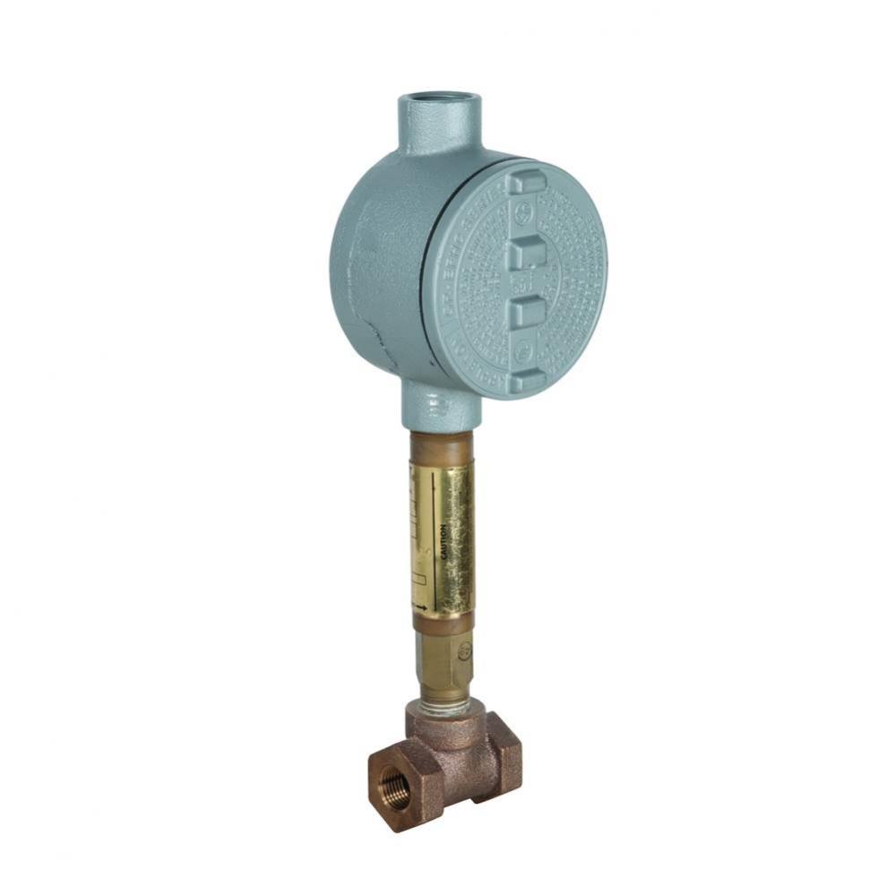 Flow Switch, 1/2&apos;&apos; NPT Brass, DPDT, for Eye and Eye/Wash Units