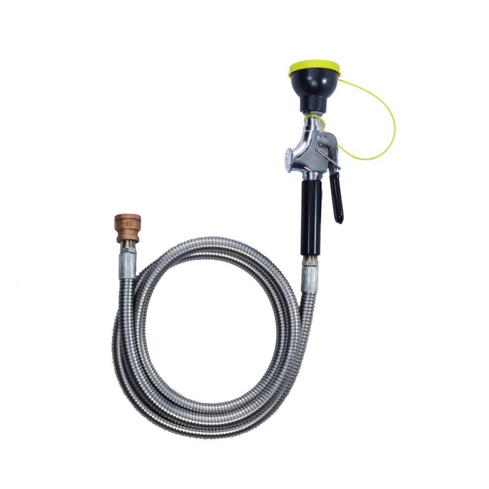 Hand-Held Hose Spray with Stainless Steel Hose