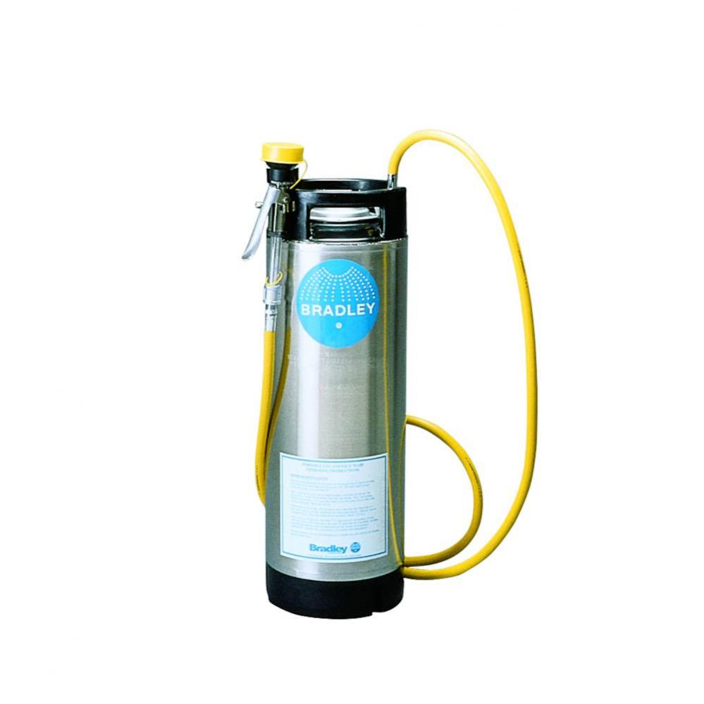 5 Gallon Portable Pressurized Face Wash Unit with Drench Hose Only