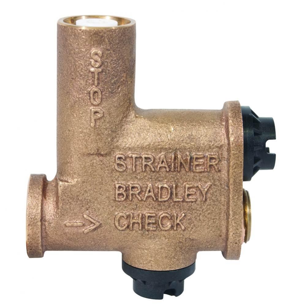 Stop-Strainer and Check Valve