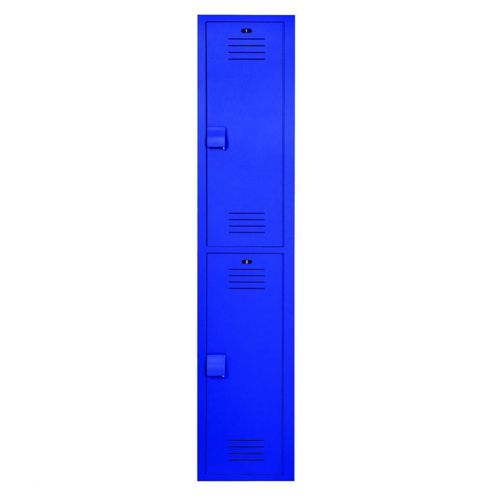 Locker 15in.W 18in.D 72in.H, 2-Tier