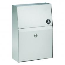 Bradley 4722-150000 - Napkin Disposal, 1.5 Gal, Surface