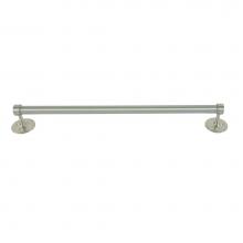 Bradley 908-180000 - Towel Bar, Satin SS, Surface Mt