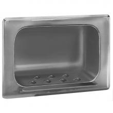 Bradley 9401-000000 - Soap Dish, Recessed, Satin SS