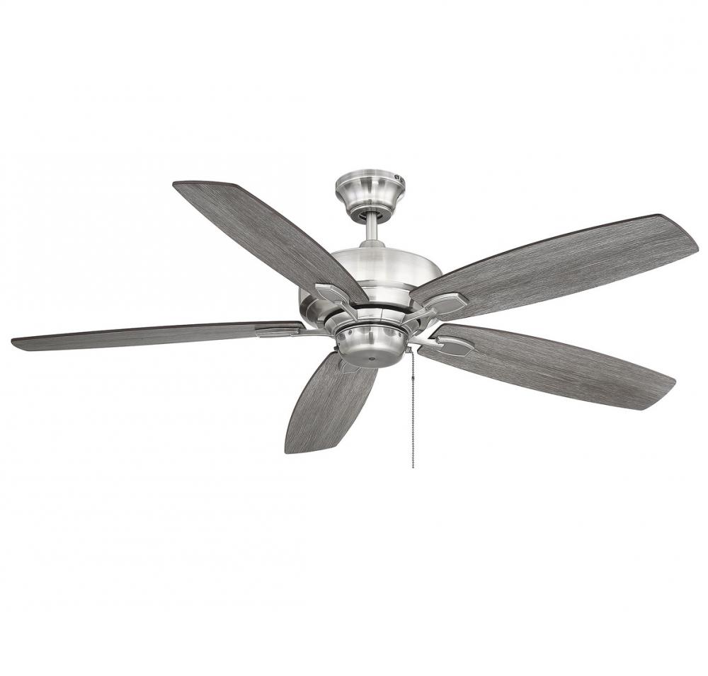 52&#34; Ceiling Fan in Brushed Pewter