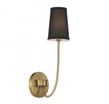 Savoy House Meridian M90064NB - 1-Light Wall Sconce in Natural Brass