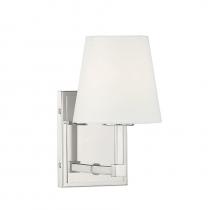 Savoy House Meridian M90071PN - 1-Light Wall Sconce in Polished Nickel