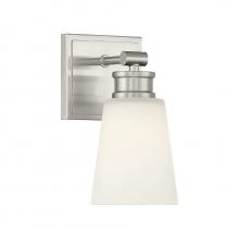 Savoy House Meridian M90072BN - 1-Light Wall Sconce in Brushed Nickel