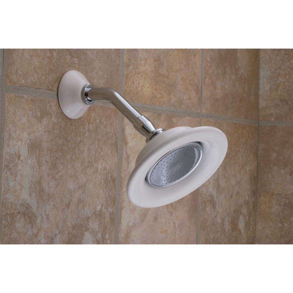 Chrome &amp;amp; Porcelain Shower Head