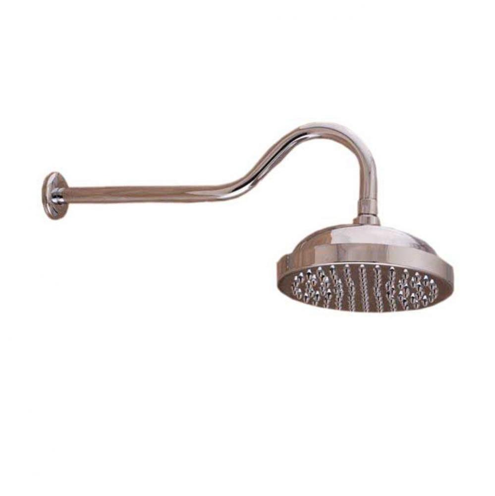 Chrome 8apos;apos; Shower Head W/15apos;apos; Shower Arm &amp;amp; Escutcheon