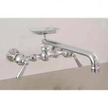 Strom Living P0834C - Chrome Wall Mt Kitchen Faucet