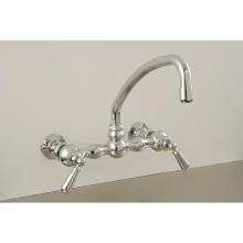 Strom Living P0835C - Chrome Wall Mt Kitchen Faucet