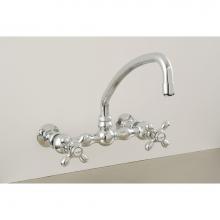 Strom Living P0836C - Chrome Wall Mt Kitchen Faucet