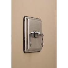 Strom Living P0966C - Chrome Thermostatic Control Valve With Rectangular 9''X  8'' Plate, And Lever