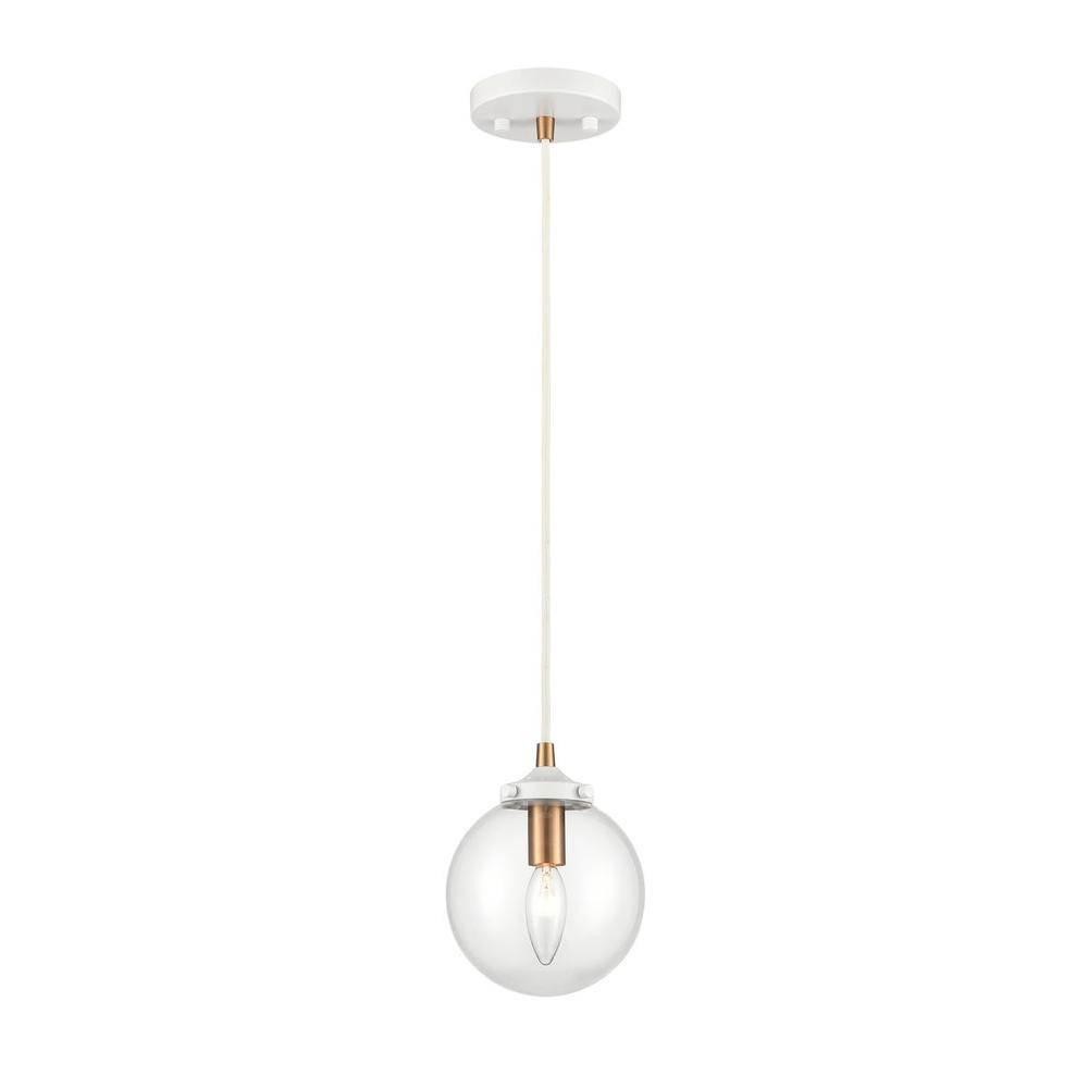 Boudreaux 6&#39;&#39; Wide 1-Light Mini Pendant - Matte White