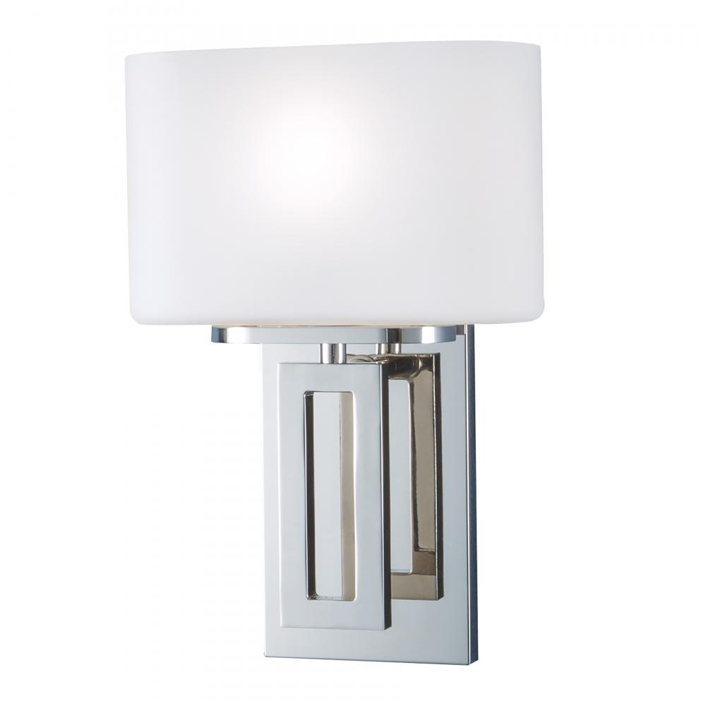 Hamilton 11.5&#39;&#39; High 1-Light Sconce - Polished Nickel