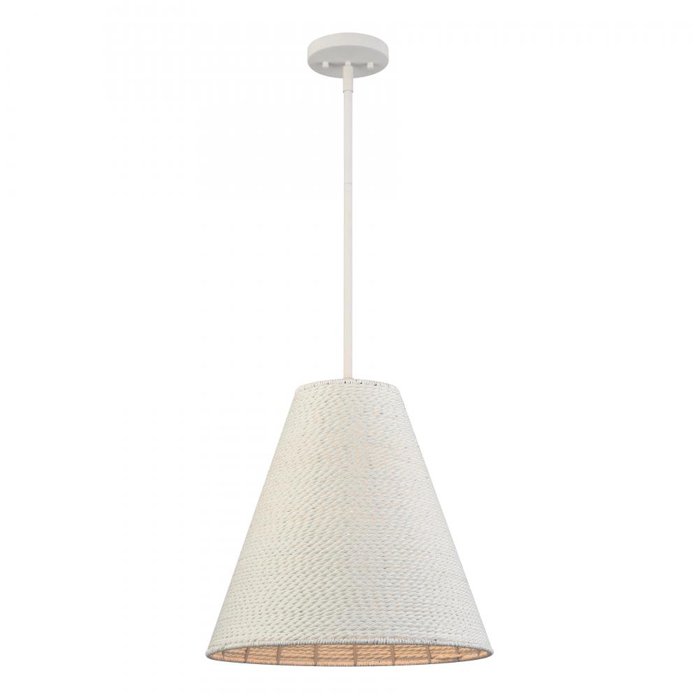 Sophie 16&#39;&#39; Wide 1-Light Pendant - White Coral