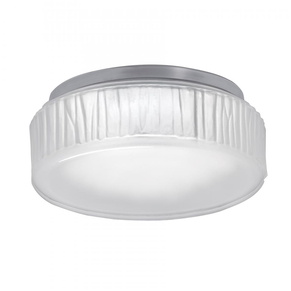 Bark 7&#39;&#39; Wide Integrated LED Flush Mount - Polished Nickel