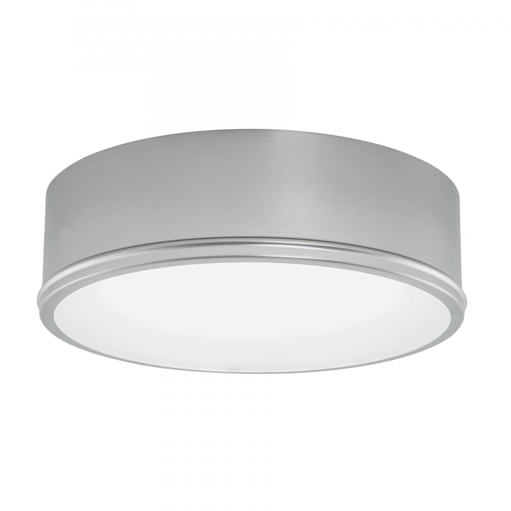 Getty 12&#39;&#39; Wide 2-Light Flush Mount - Brushed Nickel