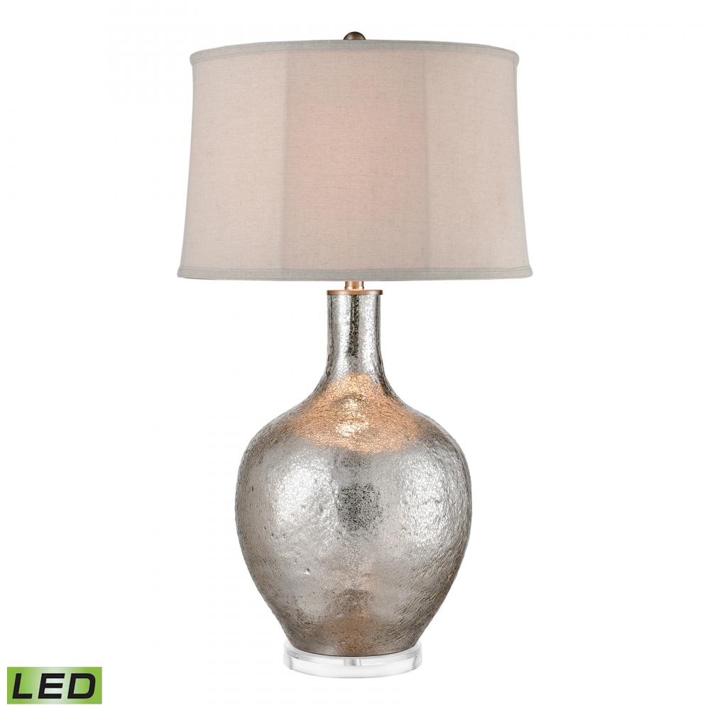 Balbo 33&#39;&#39; High 1-Light Table Lamp - Silver Mercury - Includes LED Bulb