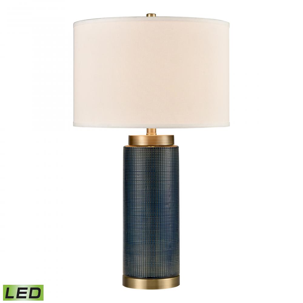 Concettas 28&#39;&#39; High 1-Light Table Lamp - Navy - Includes LED Bulb