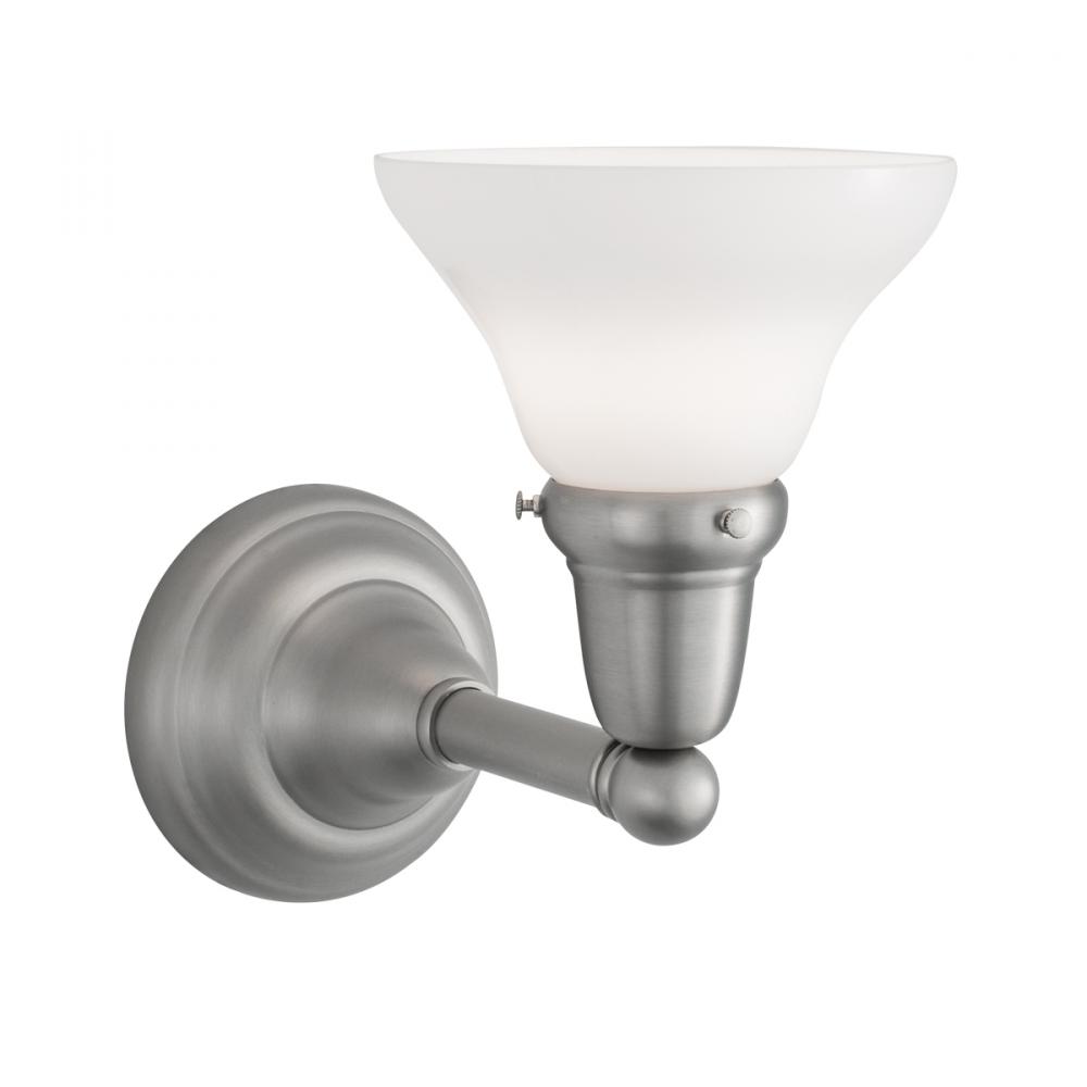 Coventry 9&#39;&#39; High 1-Light Sconce - Brushed Nickel