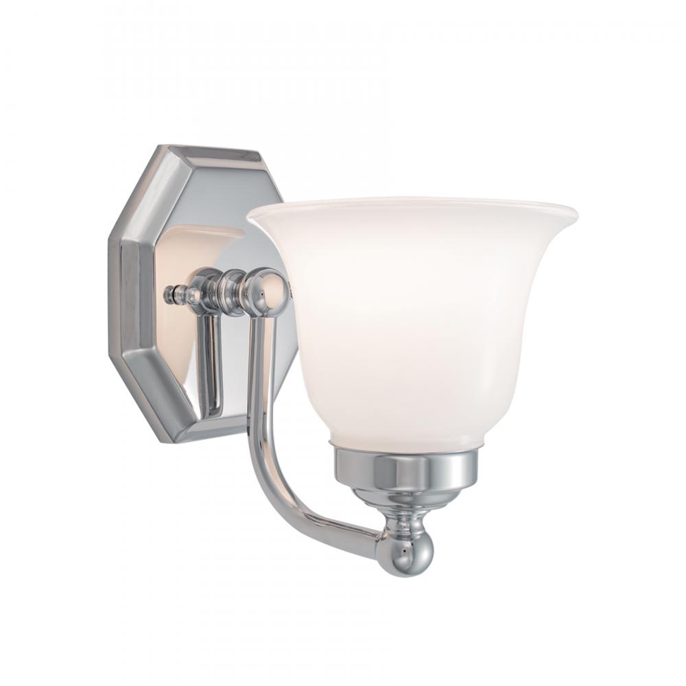 Trevi 7&#39;&#39; High 1-Light Sconce - Chrome