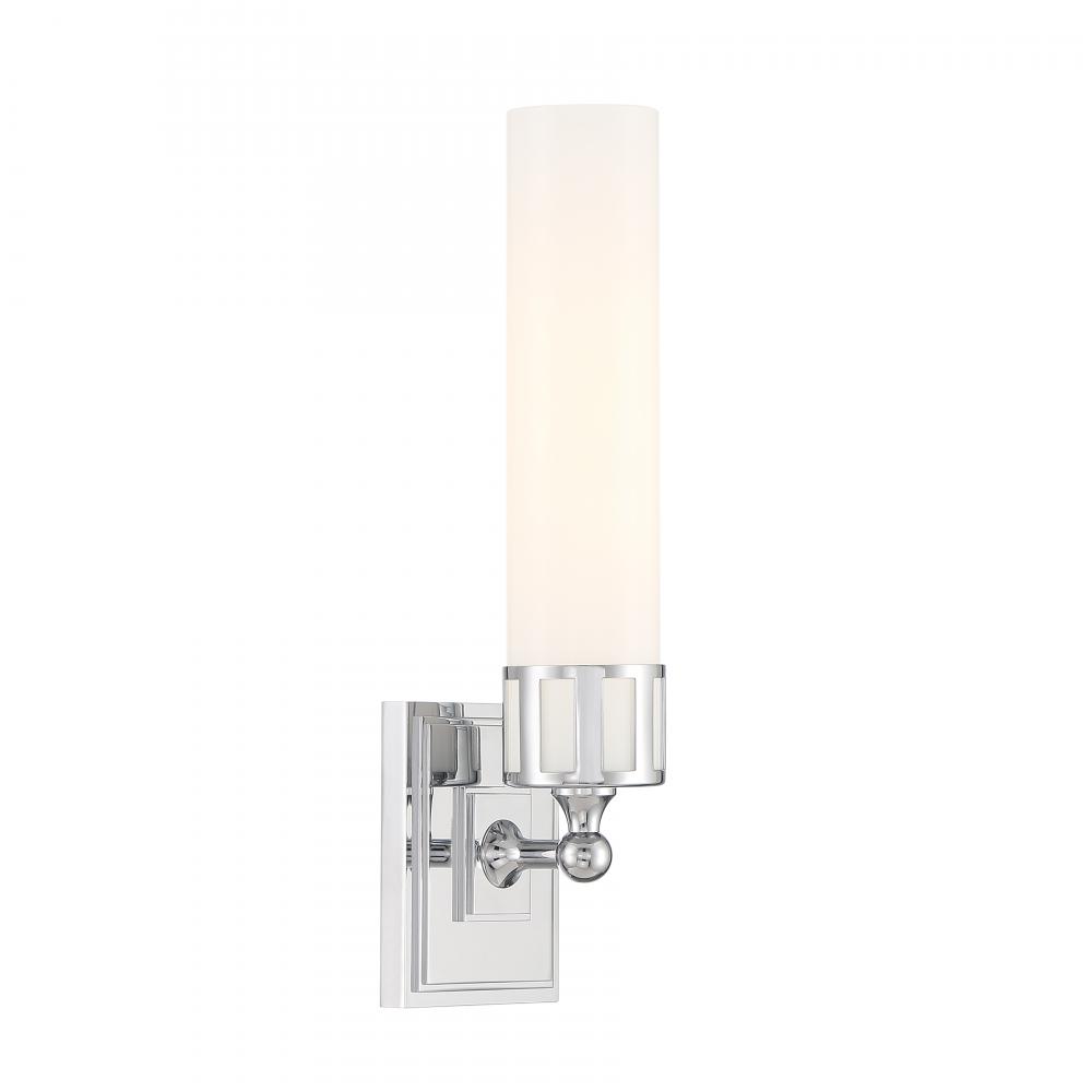 Astor 14.75&#39;&#39; High 1-Light Sconce - Chrome